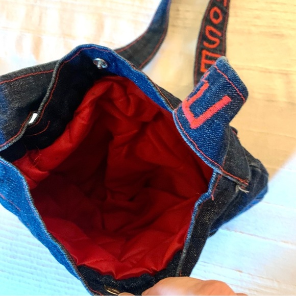 Vintage Embroidered Denim Bag - Picture 3 of 5